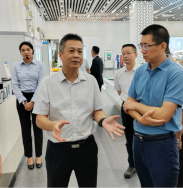 省生態(tài)環(huán)境廳、省工業(yè)和信息化廳調研生態(tài)環(huán)境